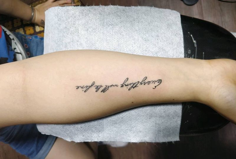 小清新纹身图片