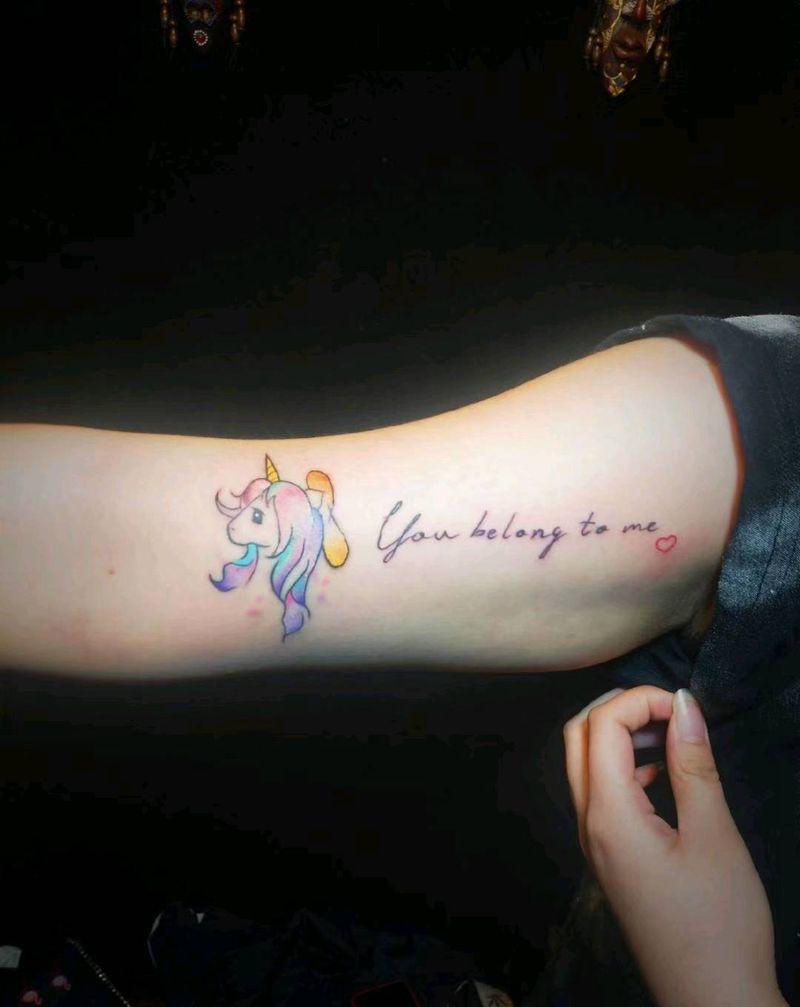 小清新图案纹身图片_手臂New School纹身图案