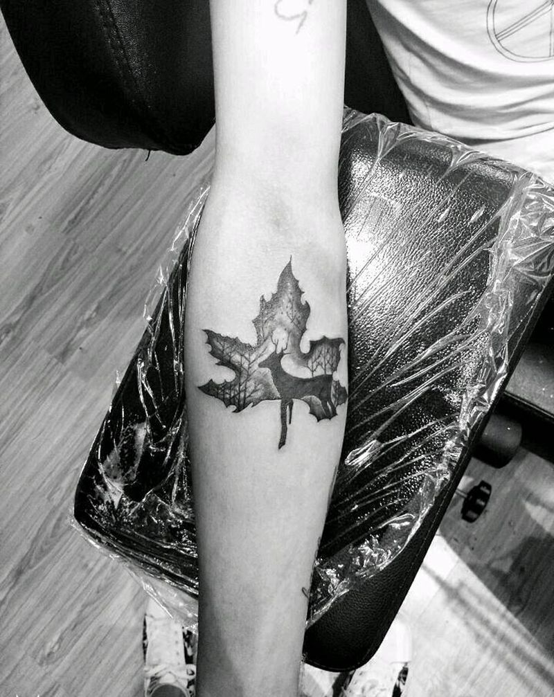 小清新纹身图片