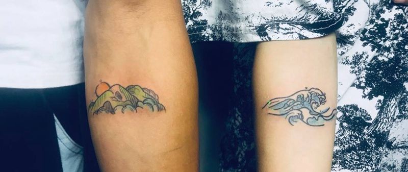 山盟海誓纹身图片