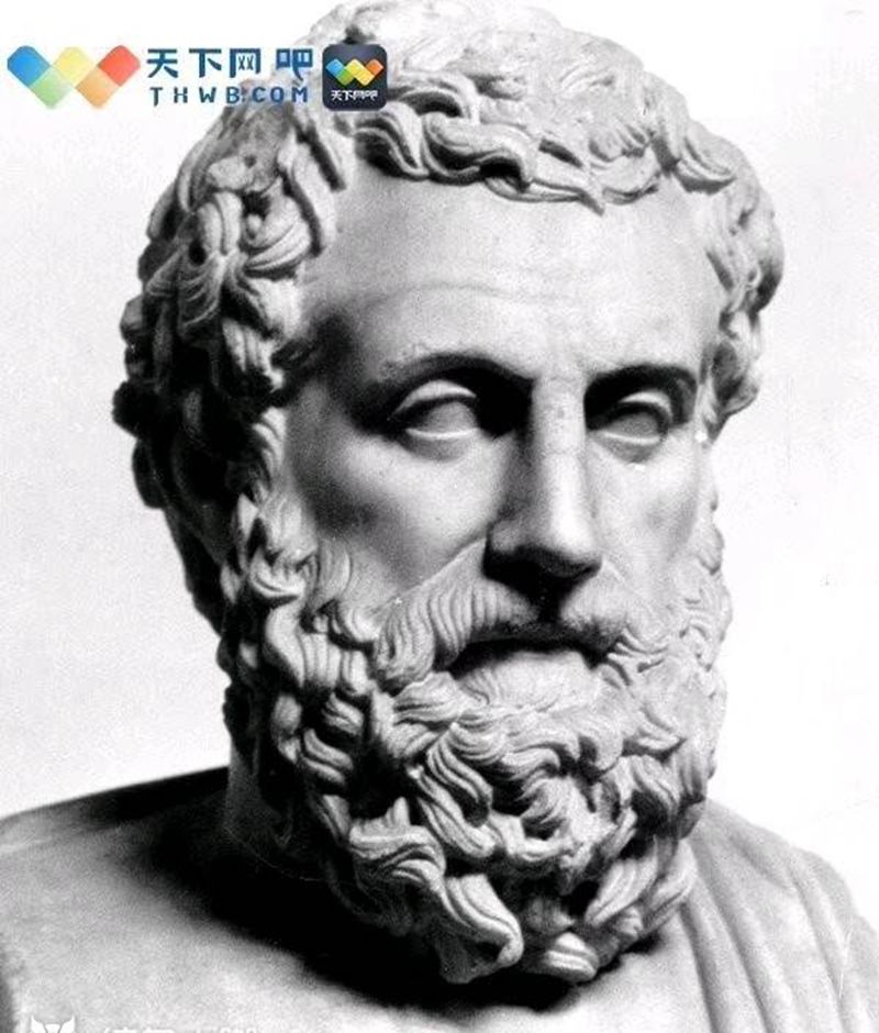 亚里士多德纹身图片_欧美写实人物原创手稿纹身图案