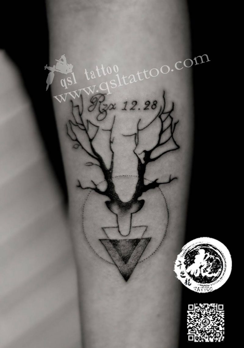 小清新纹身图片