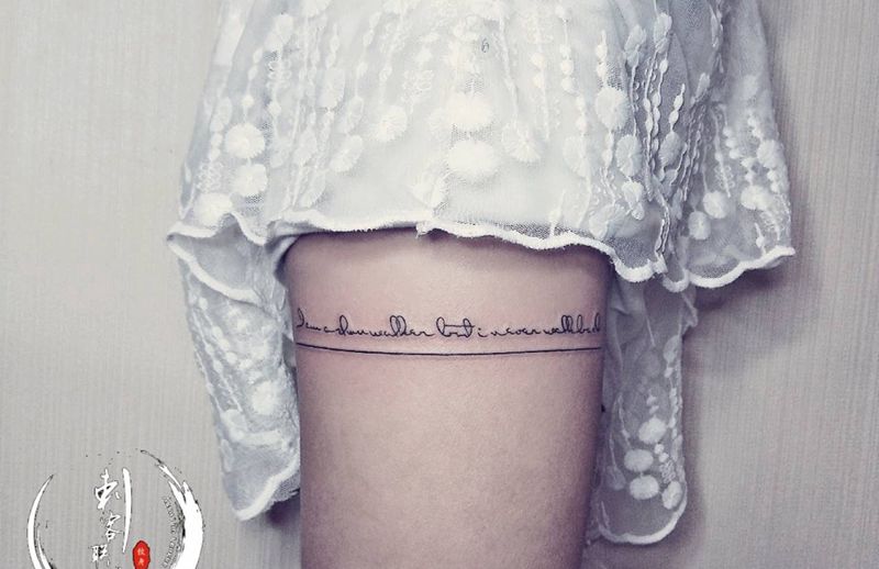 臂环纹身图片_传统纹身图案