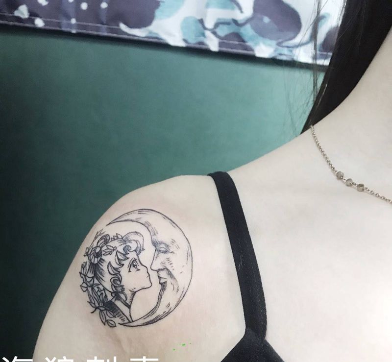 水冰月纹身图片