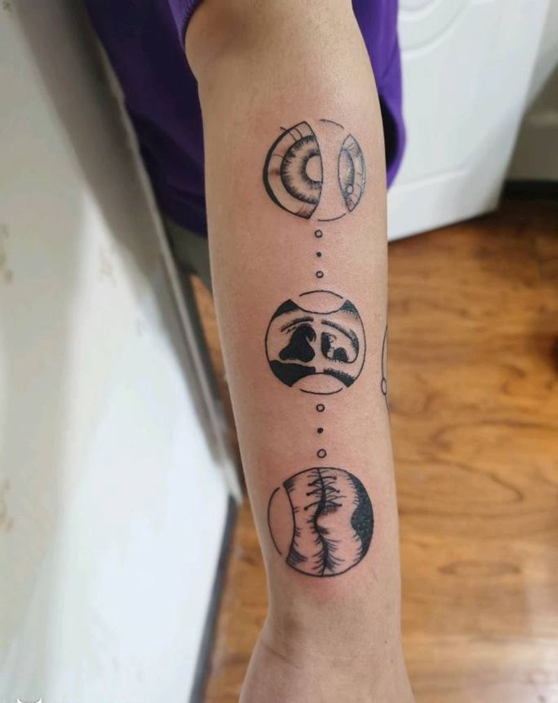 不看，不听，不说纹身图片_手臂纹身图案