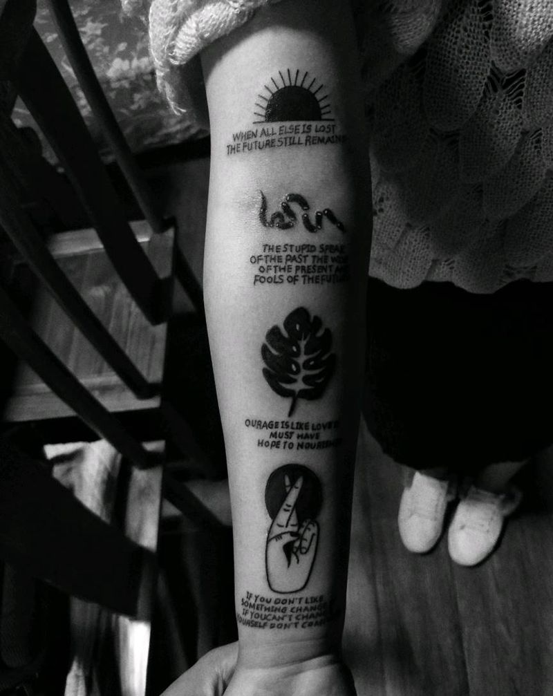 暗黑系列纹身图片