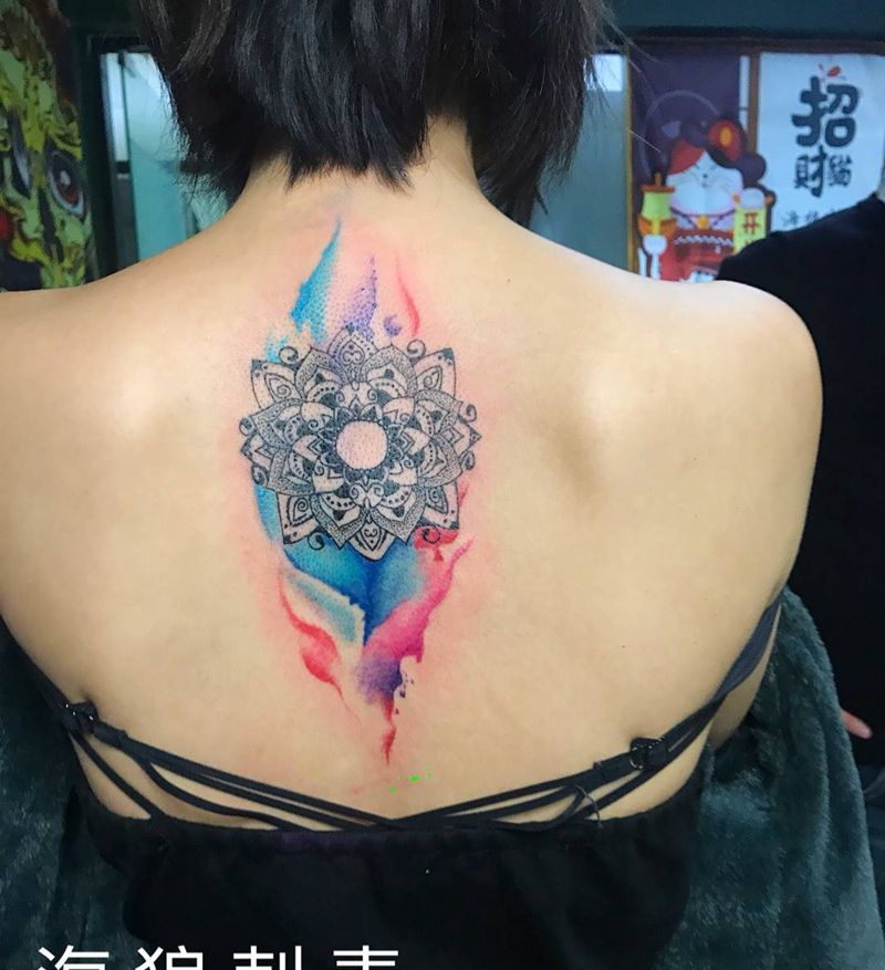 水彩纹身图片
