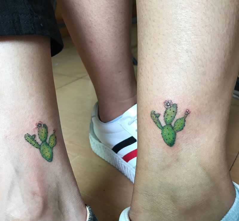 仙人掌纹身图片