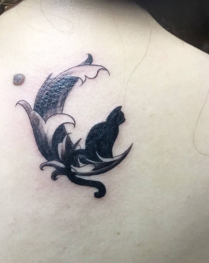 猫咪纹身图片