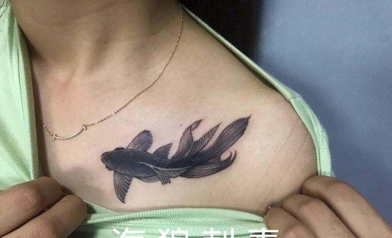 金鱼纹身图片