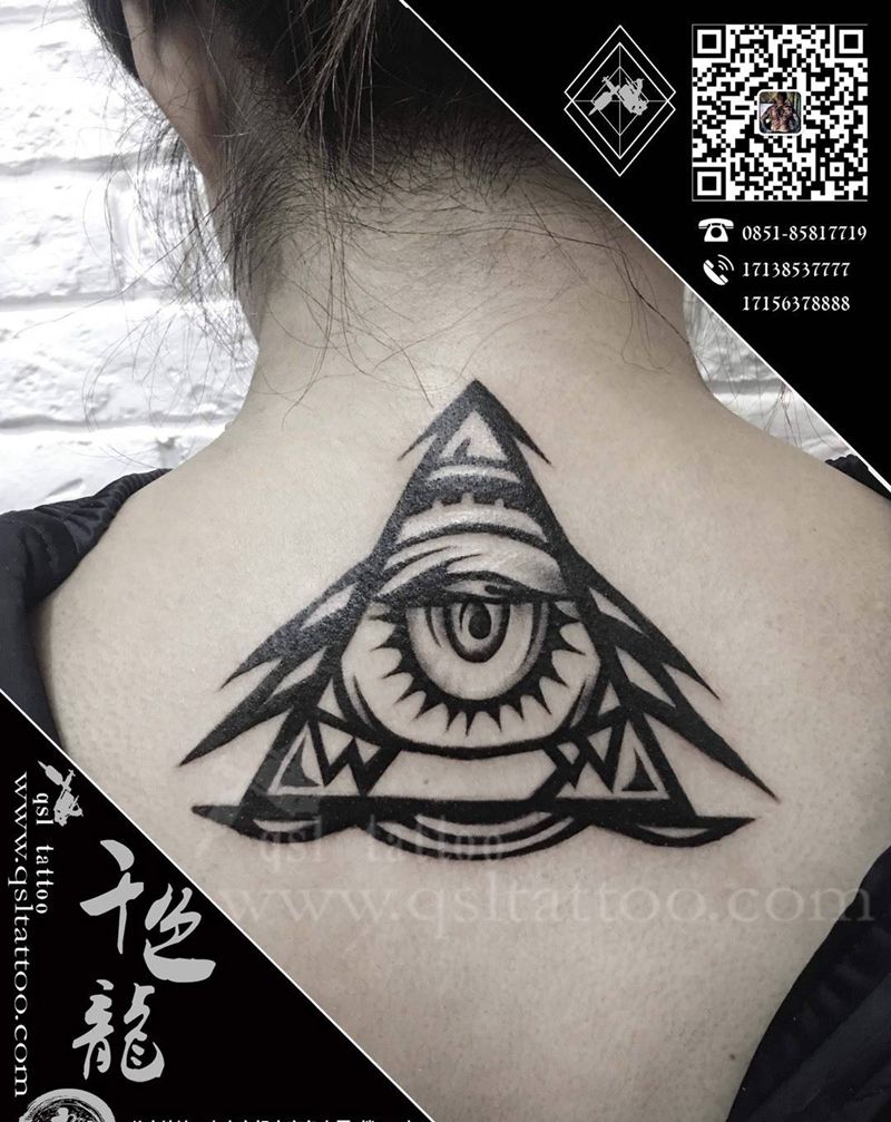 上帝之眼纹身图片