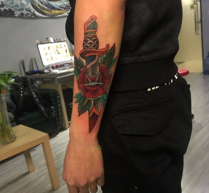 old school纹身图片