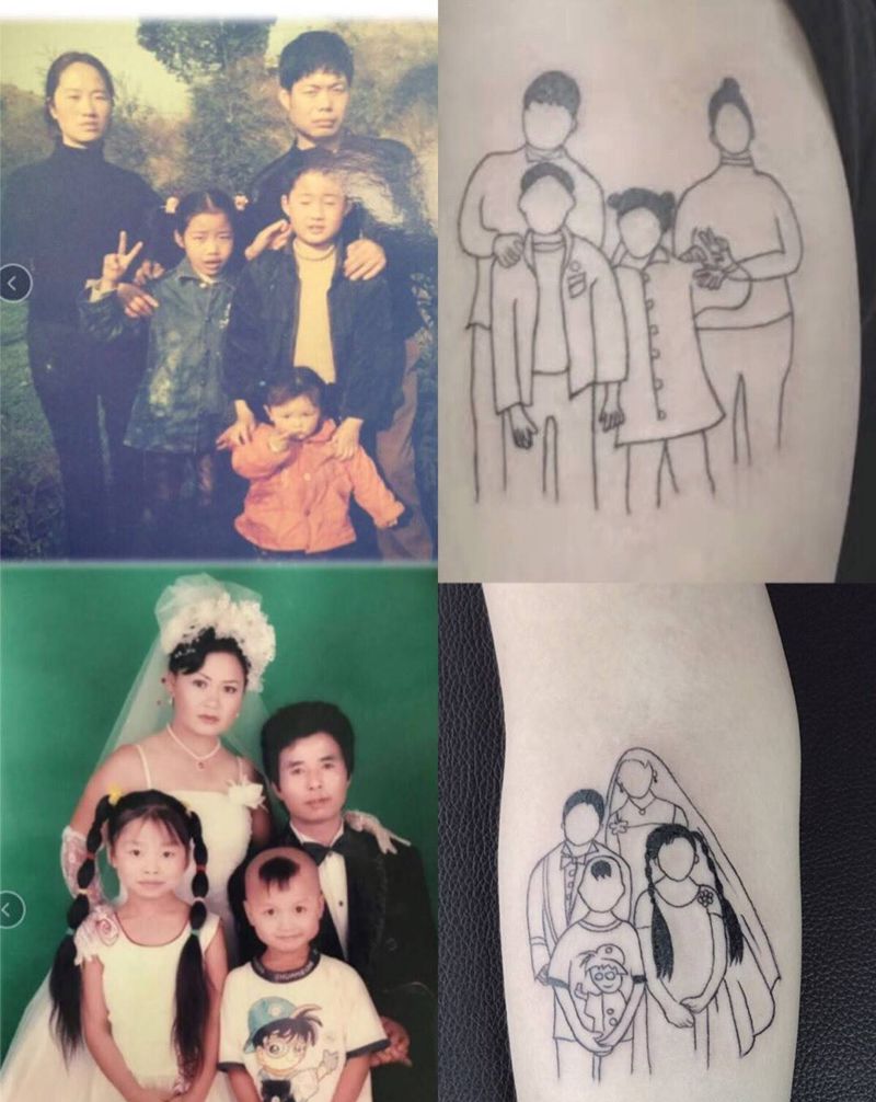 简笔画纹身图片