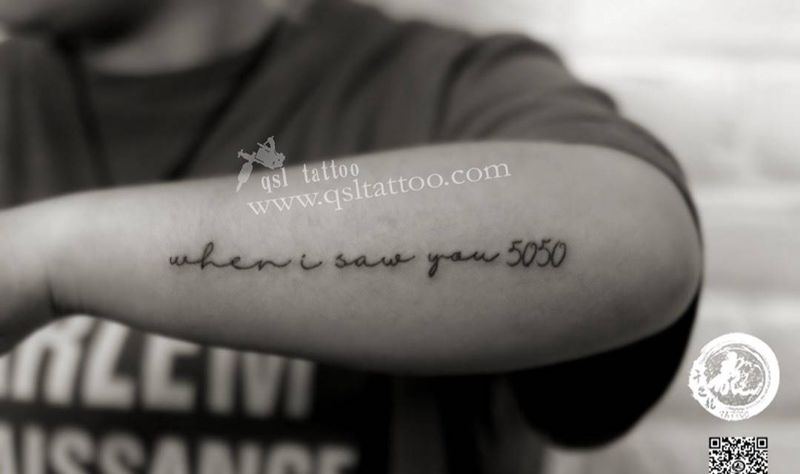 英文字母纹身图片