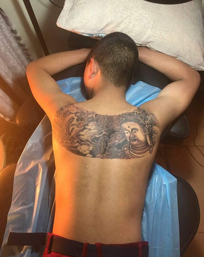 全程麻药纹身图片