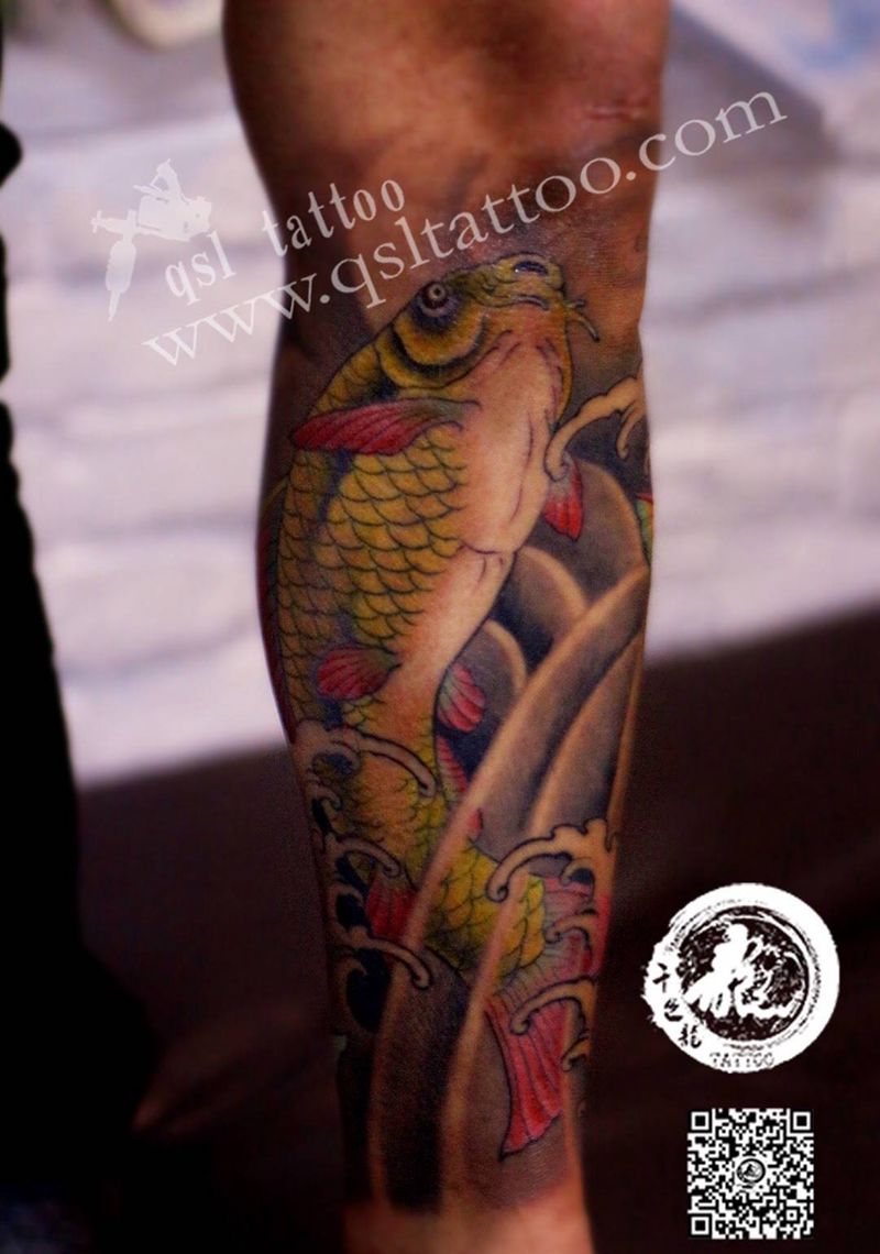 鲤鱼纹身图片