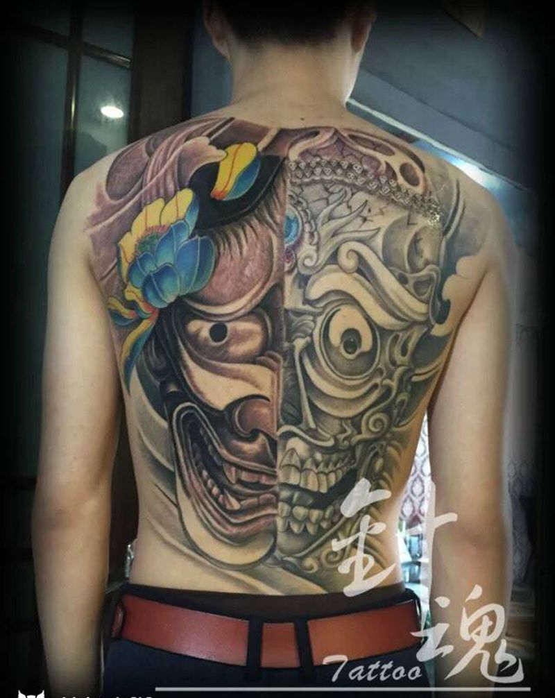 平时作品纹身图片_传统纹身图案