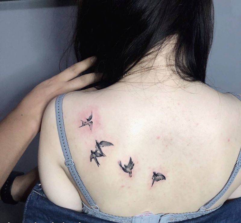 小鸟纹身图片