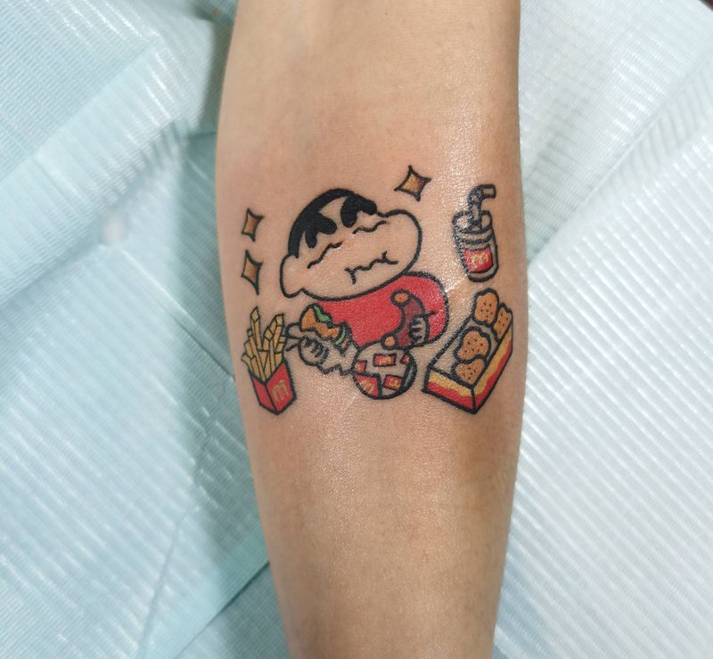 小小新纹身图片_手臂纹身图案