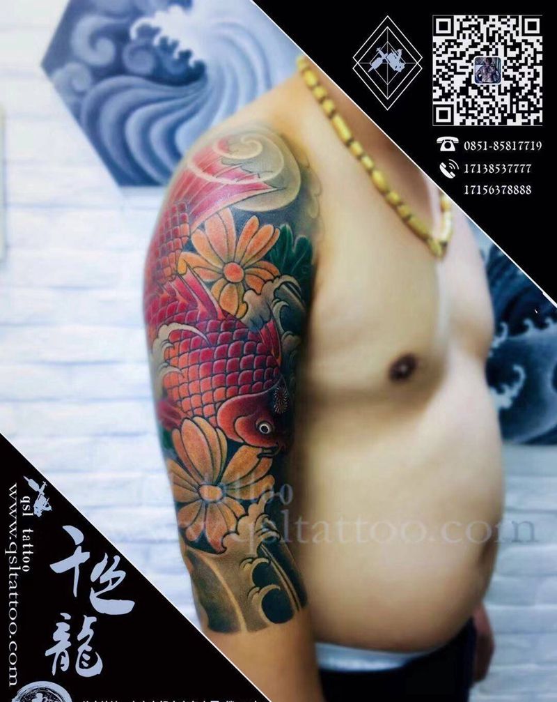 锦鲤纹身图片