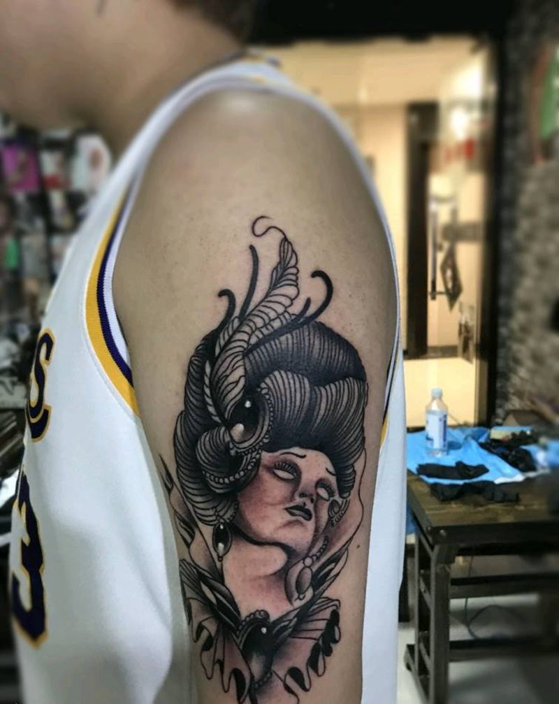 来一个纹身图片_欧美写实纹身图案