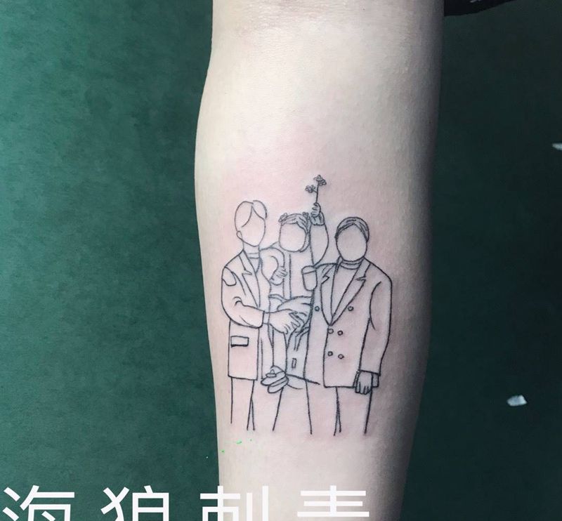 简笔画纹身图片