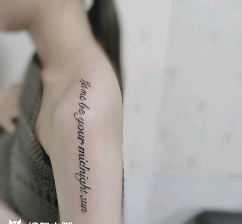 字母纹身图片_手臂纹身图案