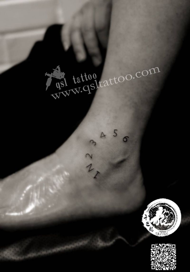 数字纹身图片