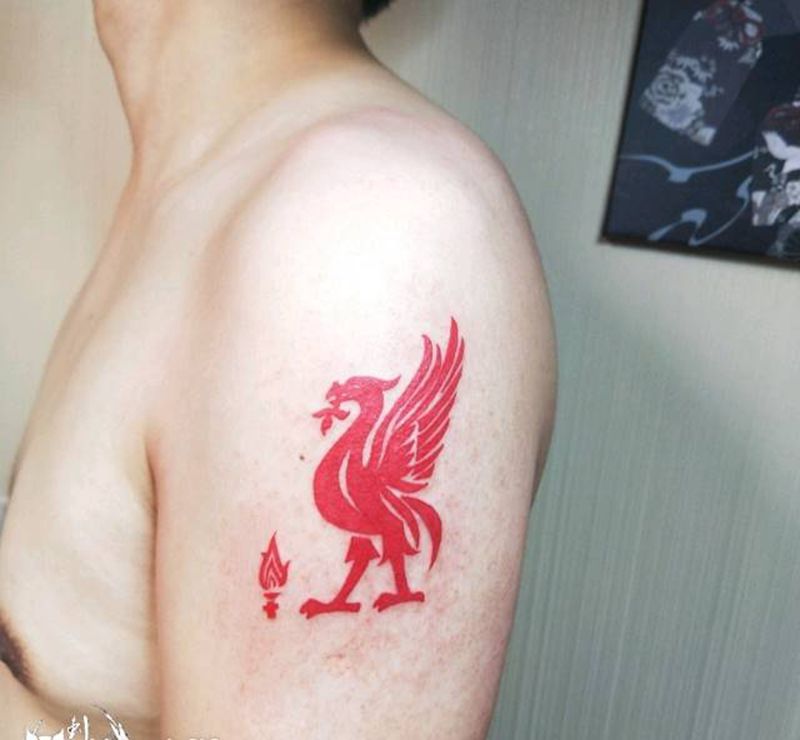 欧美凤凰纹身图片_手臂图腾纹身图案