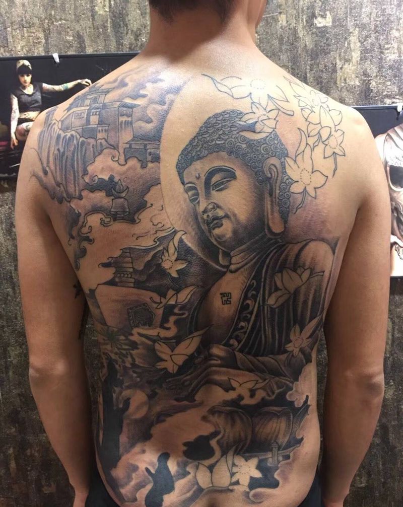 佛像纹身图片