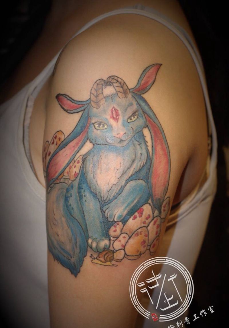 动漫小兔兔纹身图片