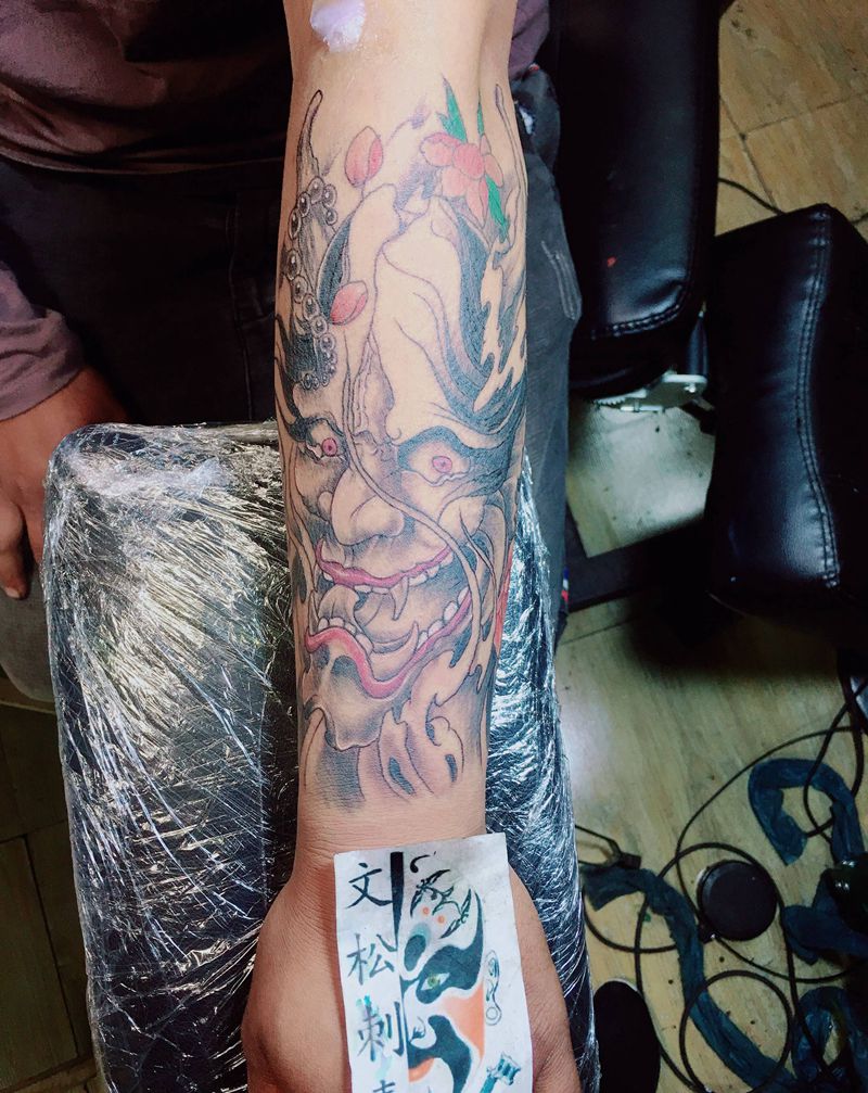 般若纹身图片_手臂纹身图案