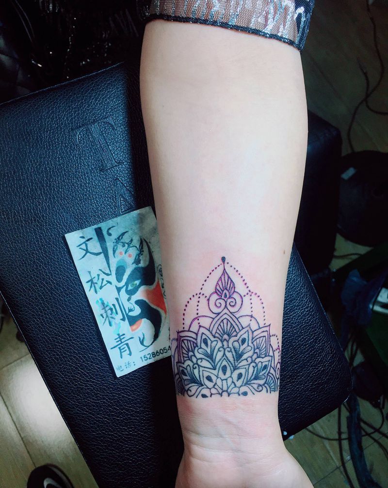 遮盖刀伤疤纹身图片_手臂纹身图案