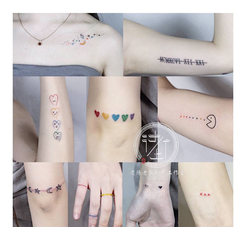 炫雅风纹身图片_手臂几何炫雅风纹身图案