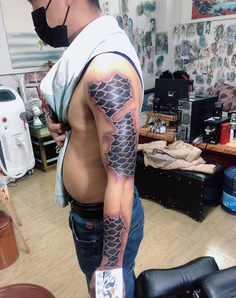 遮盖纹身图片_手臂纹身图案