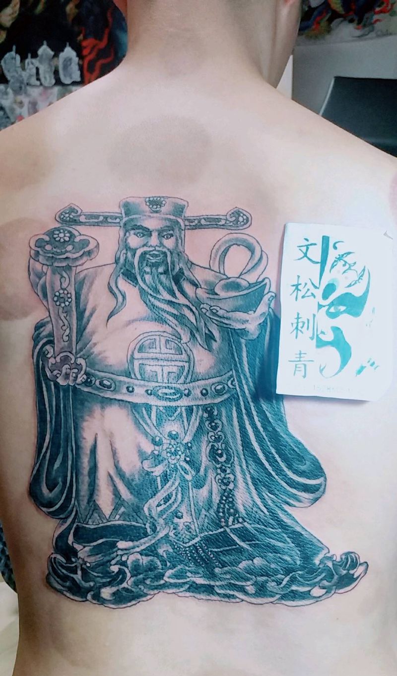 财神纹身图片