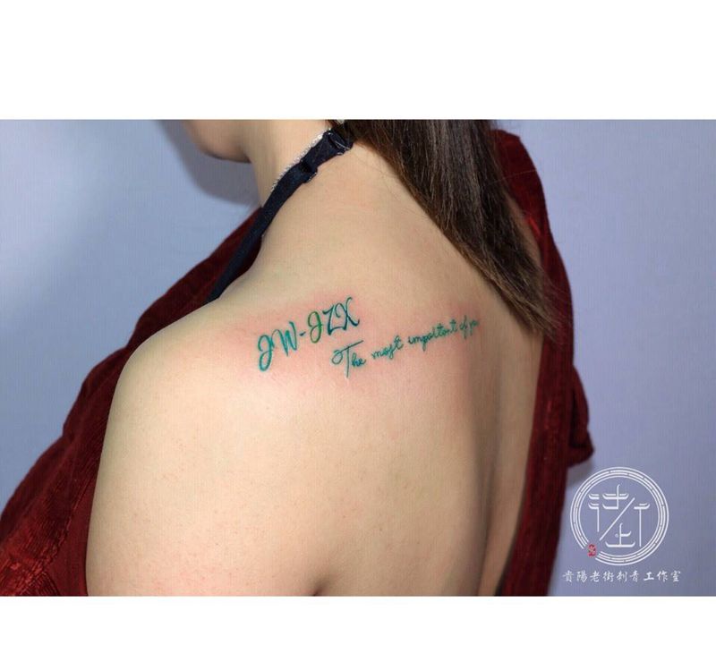 小英文纹身图片