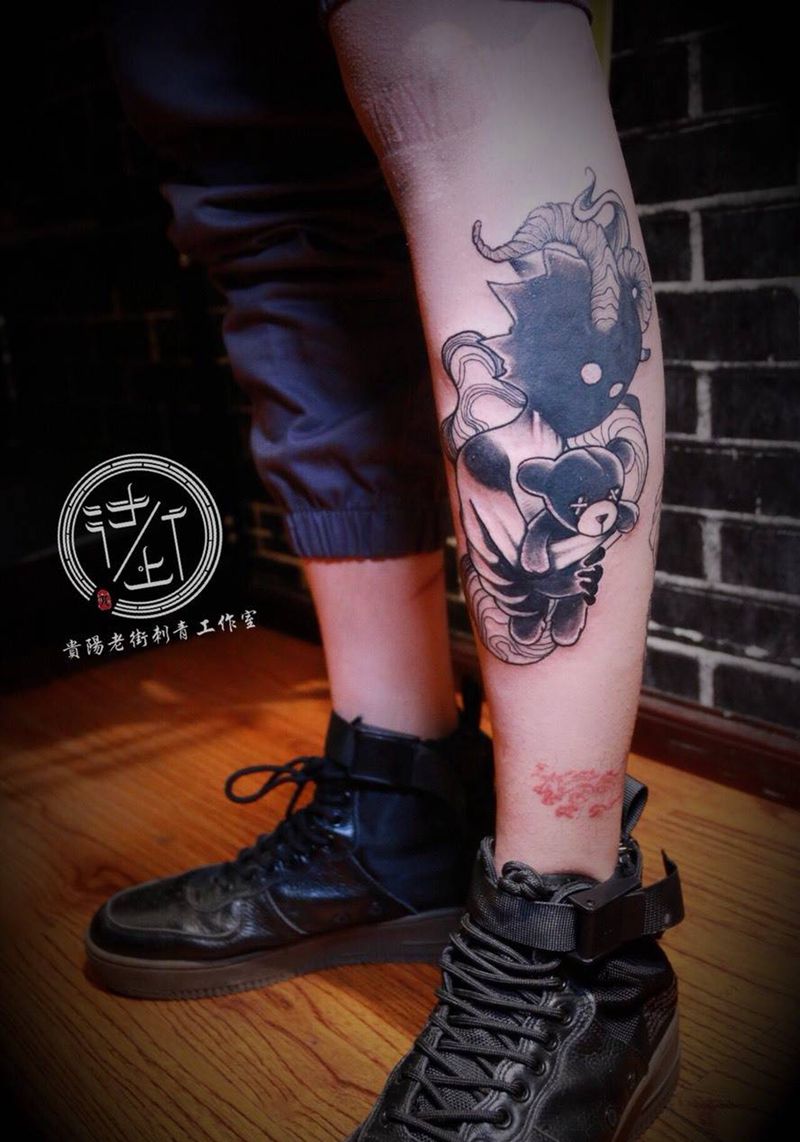 羊宝宝纹身图片