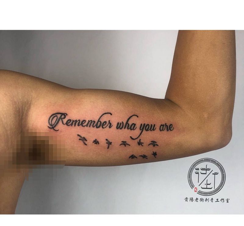 英文纹身图片_手部手臂纹身图案