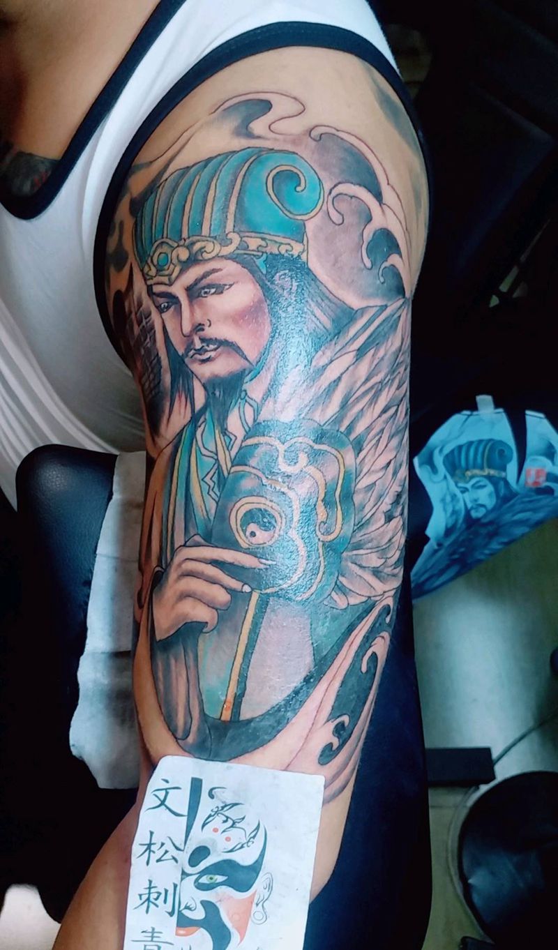 诸葛亮纹身图片