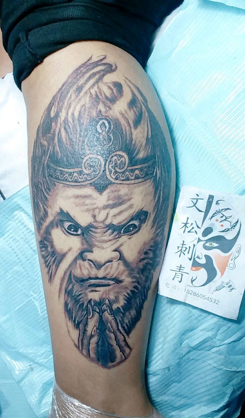 悟空纹身图片