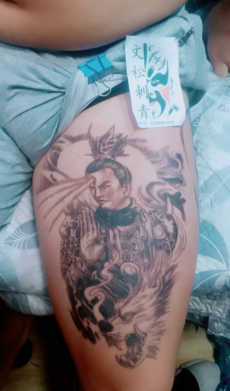 二郎神纹身图片