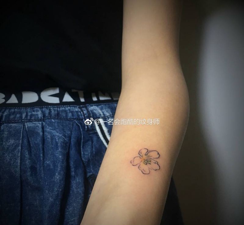 小清新花花纹身图片