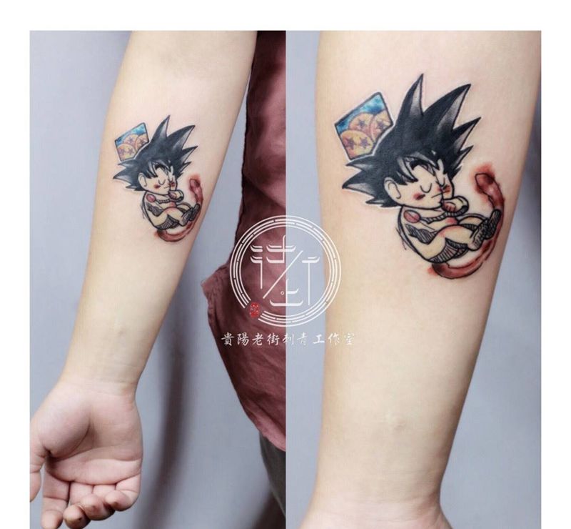 七龙珠纹身图片