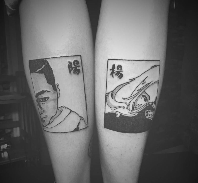 情侣图纹身图片