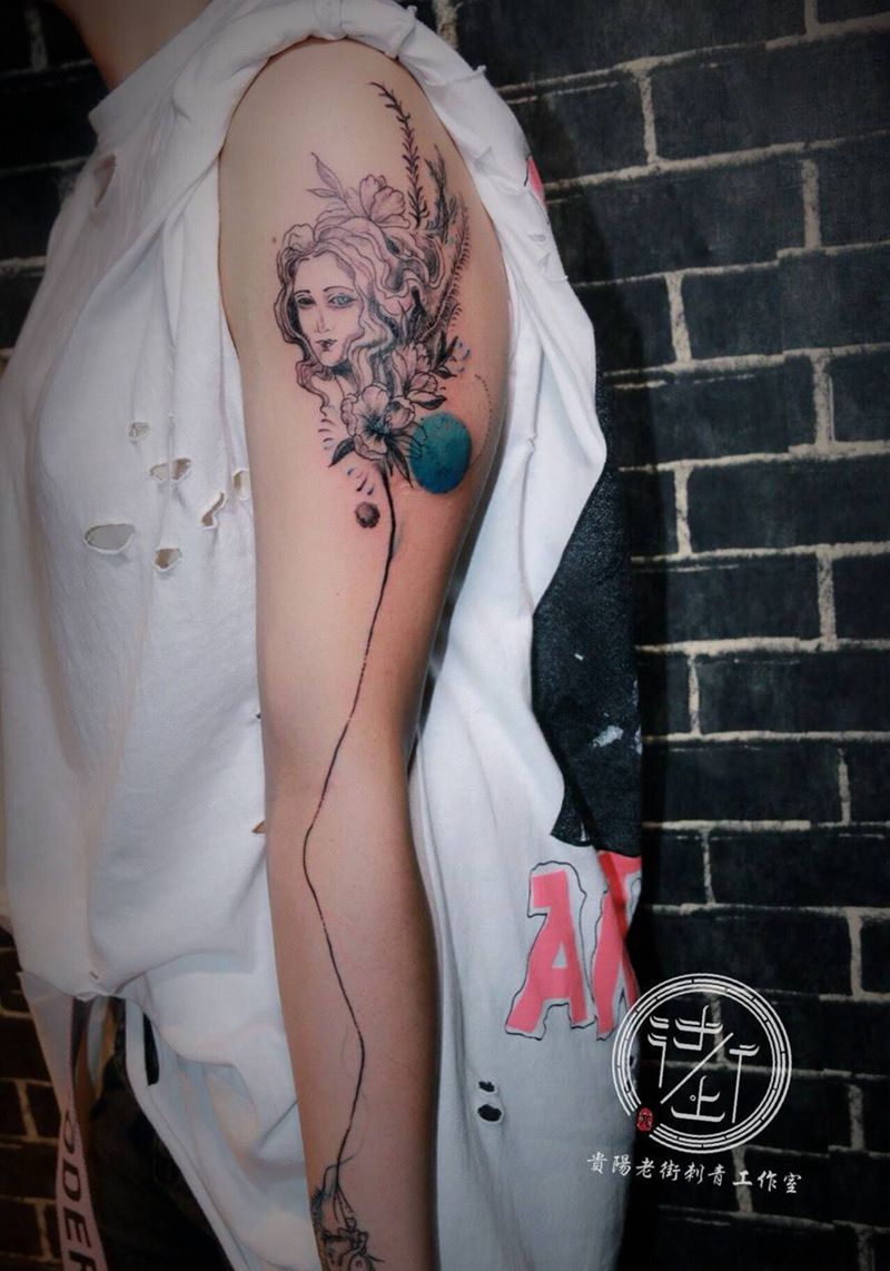 小清新纹身图片