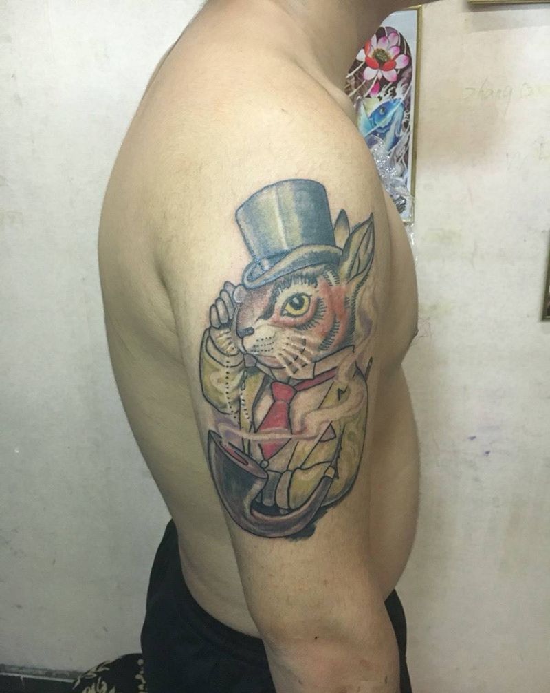 16年做的兔兔纹身图片