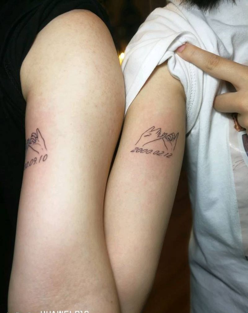 情侣纹身纹身图片_手臂纹身图案