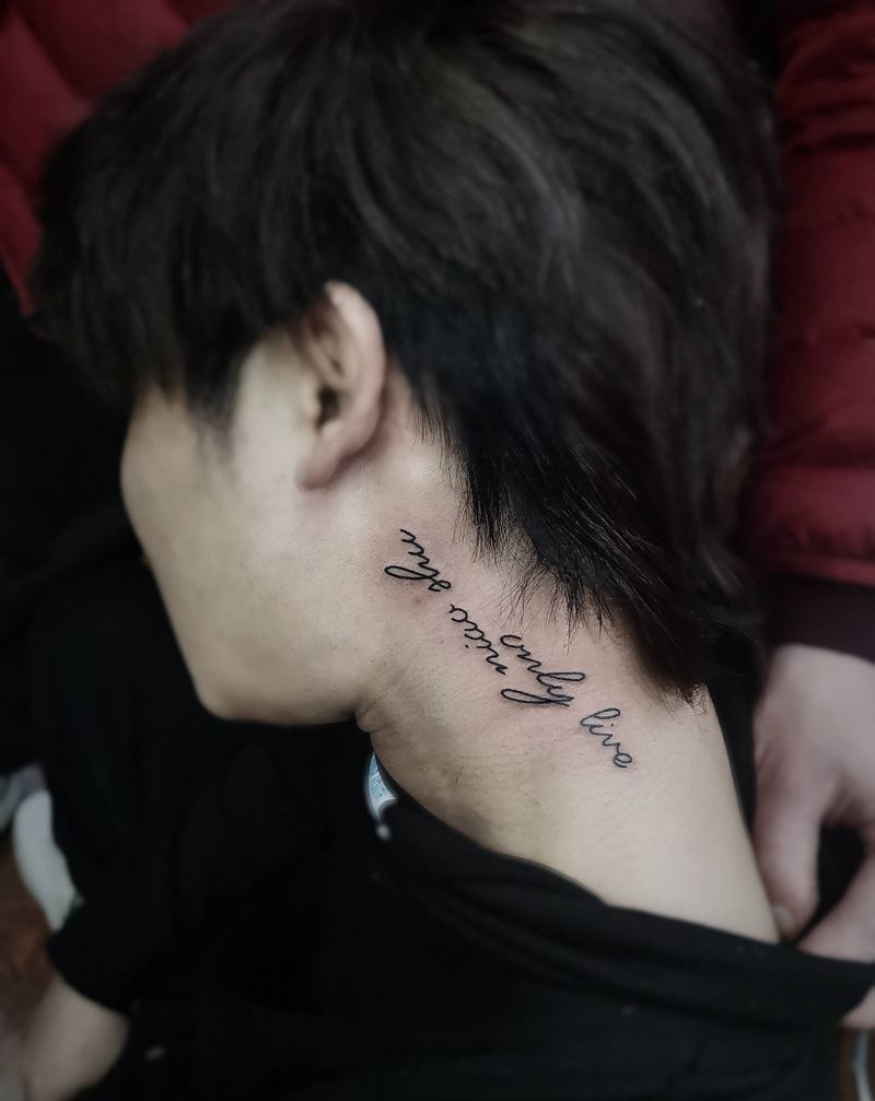 个性英文纹身图片_文字纹身图案