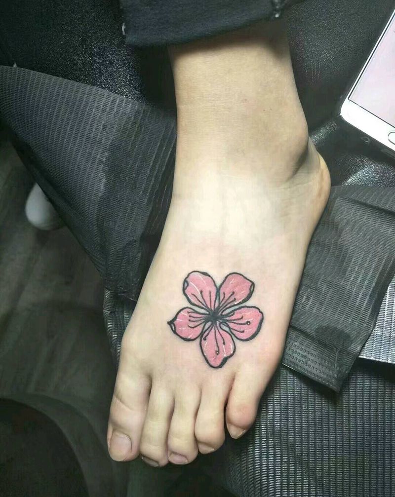 个性花纹身图片